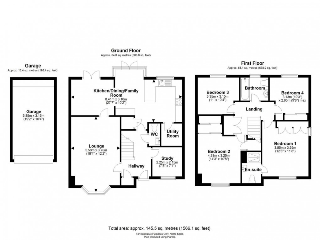 Floorplan for Thornbury, South Gloucestershire, Bristol
