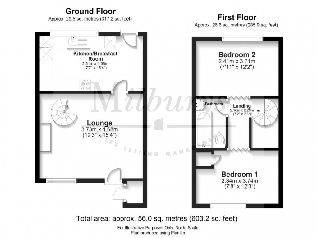 Floorplan for Thornbury, South Gloucestershire