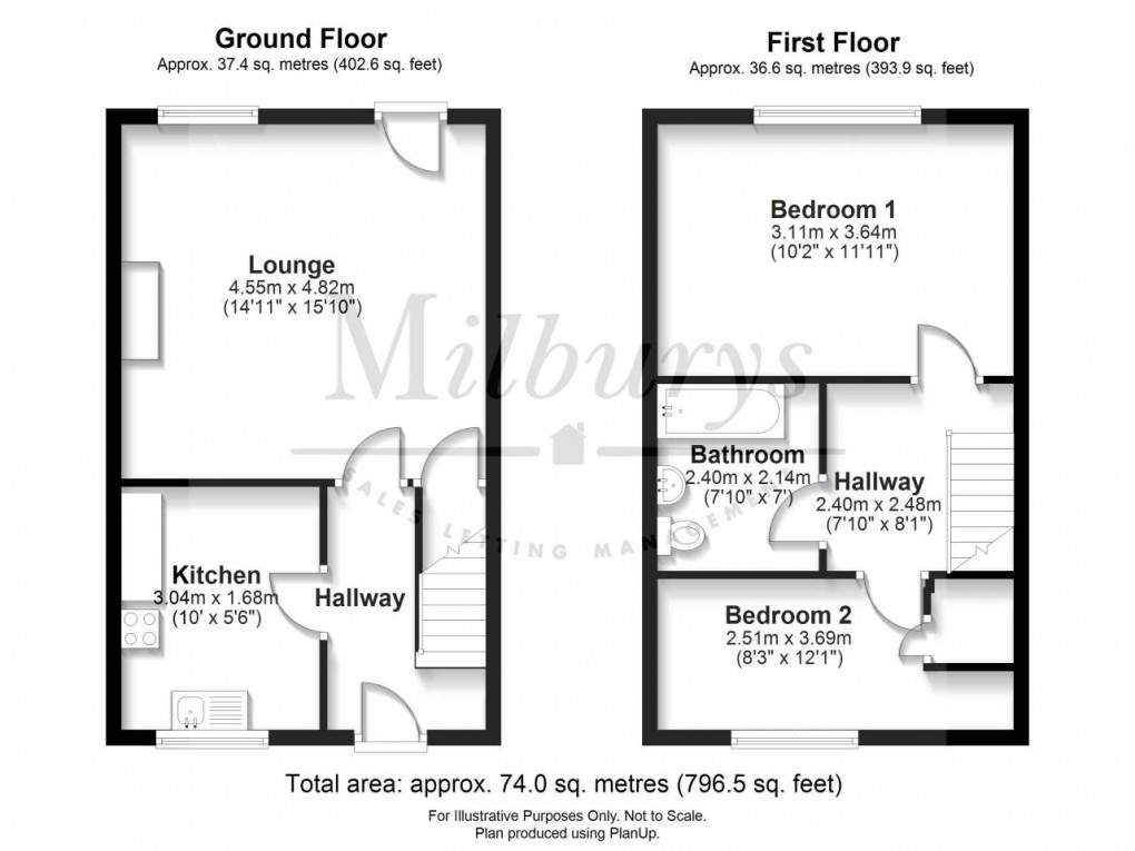 Floorplan for Thornbury, South Gloucestershire, Bristol