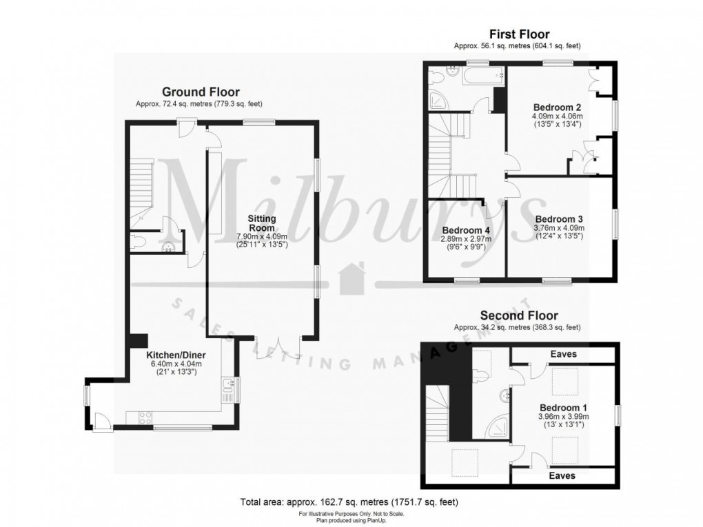 Floorplan for Wotton Road, Iron Acton, South Gloucestershire