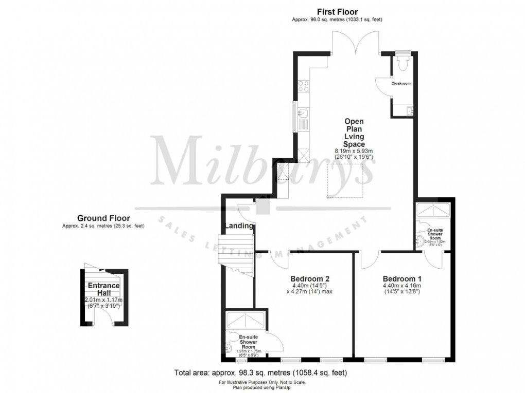 Floorplan for Thornbury, South Gloucestershire, Bristol