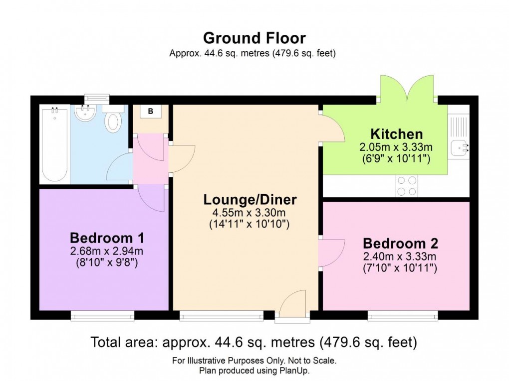 Floorplan for Dursley, Gloucestershire