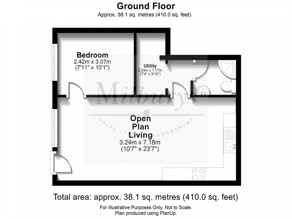 Floorplan for Dursley, Gloucestershire