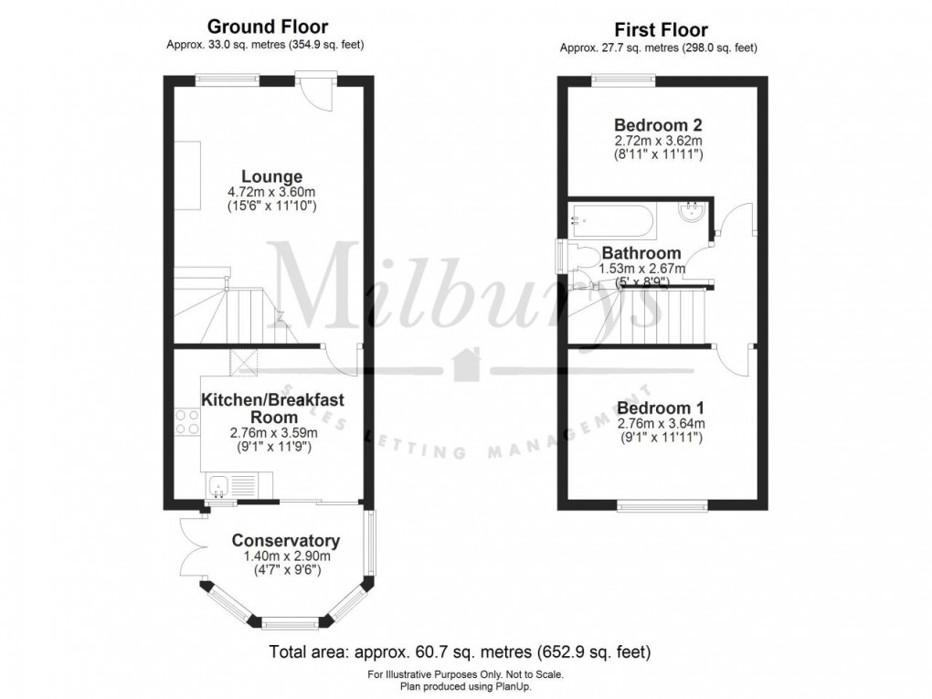 Floorplan for Thornbury, South Gloucestershire