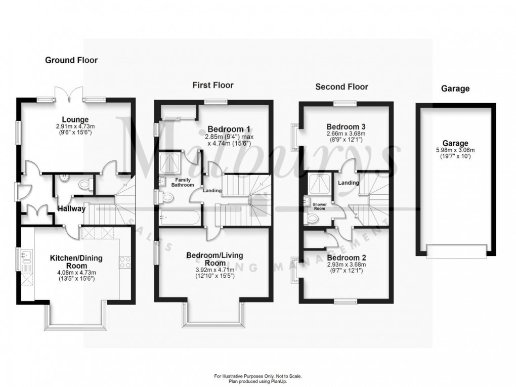 Floorplan for Thornbury, South Gloucestershire, Bristol