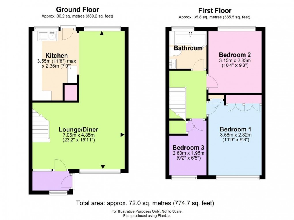 Floorplan for Thornbury, South Gloucestershire, Bristol