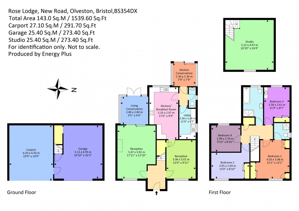 Floorplan for New Road, Olveston, South Gloucestershire