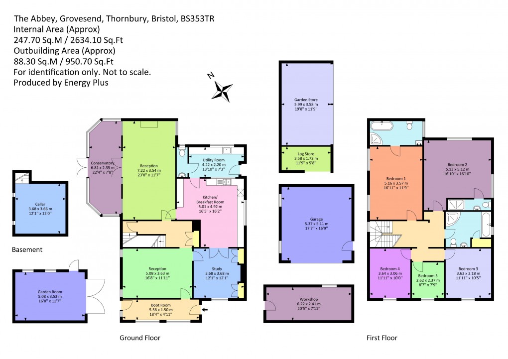 Floorplan for Gloucester Road, Grovesend, South Gloucestershire