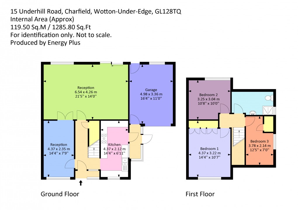 Floorplan for Underhill Road, Charfield, Gloucestershire