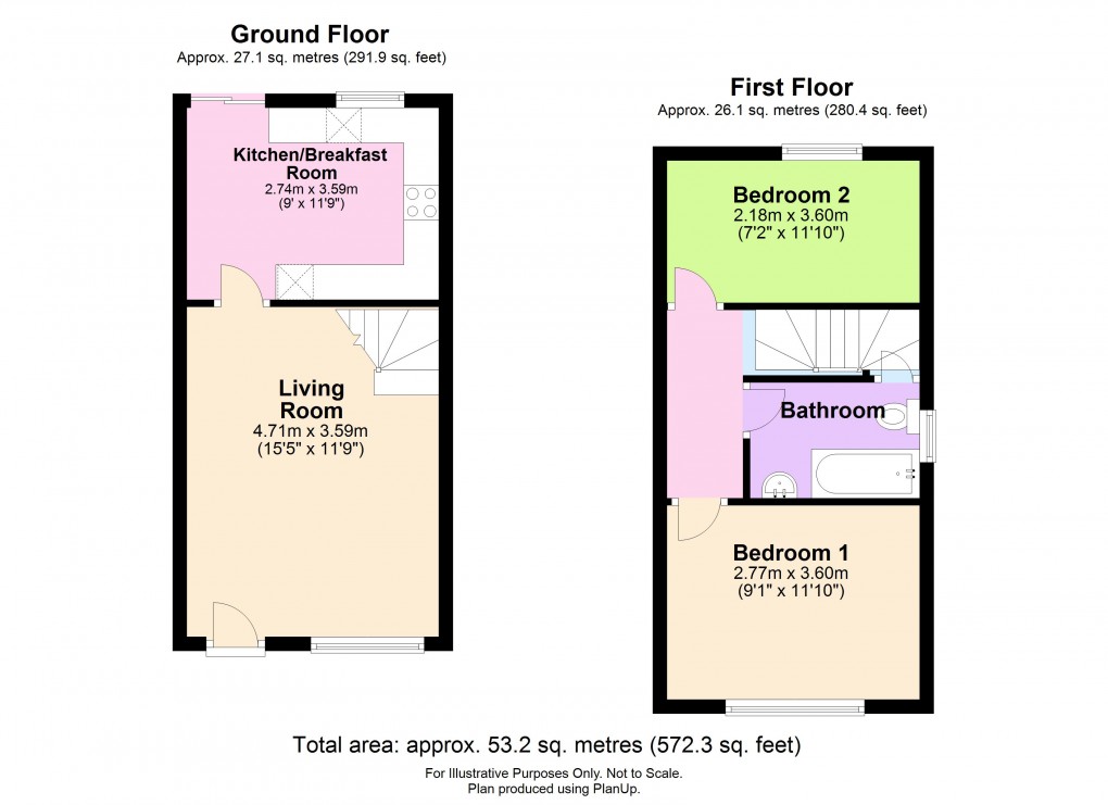 Floorplan for Armstrong Close, Thornbury, South Gloucestershire