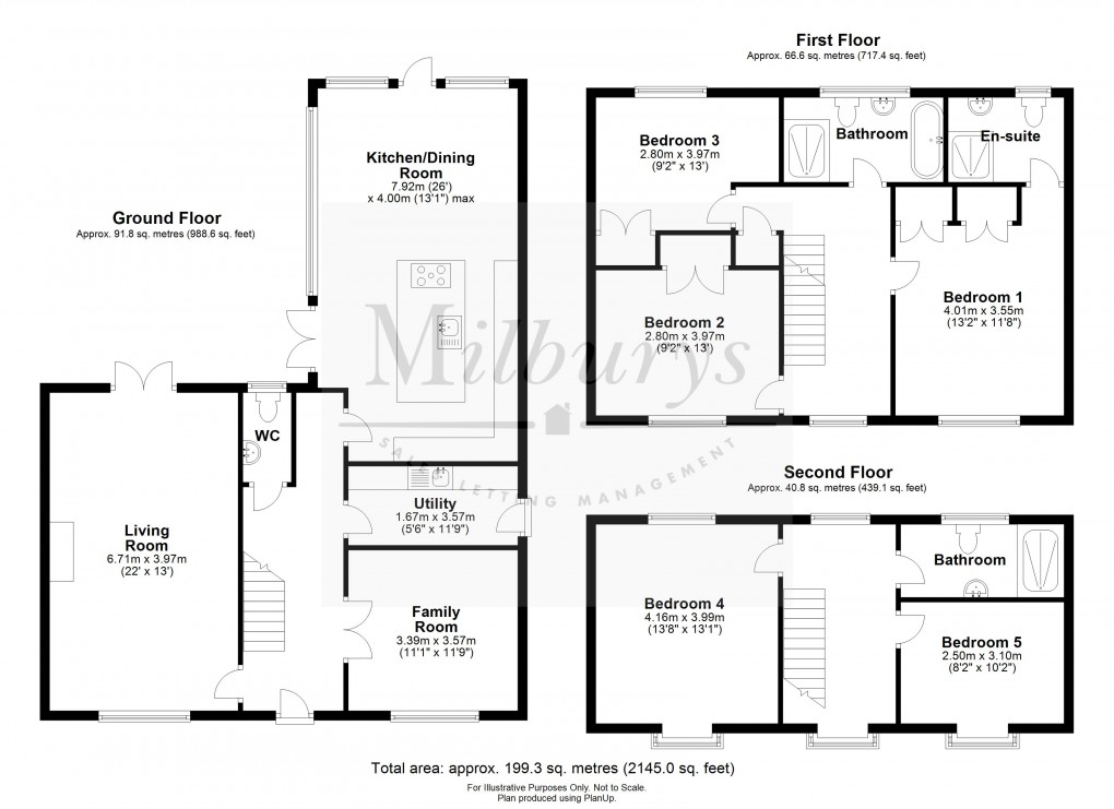 Floorplan for Townwell, Cromhall, South Gloucestershire