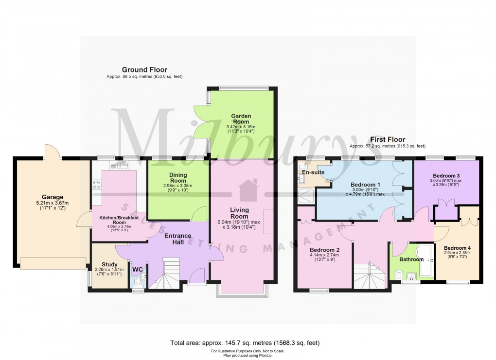 Floorplan for Lime Croft, Yate, South Gloucestershire