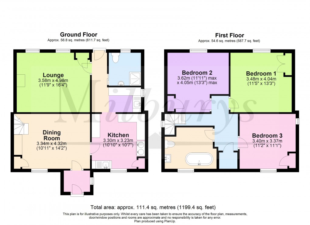 Floorplan for The Green, Iron Acton, South Gloucestershire