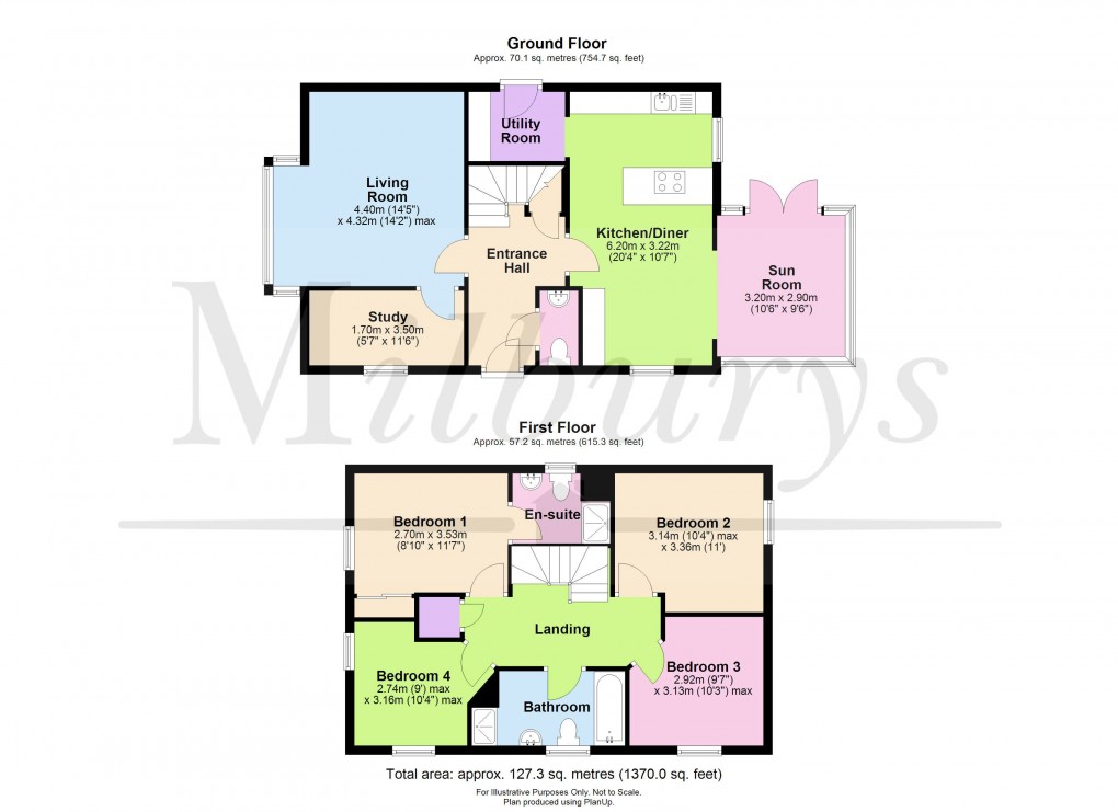 Floorplan for Quarry Bank, Chipping Sodbury, South Gloucestershire