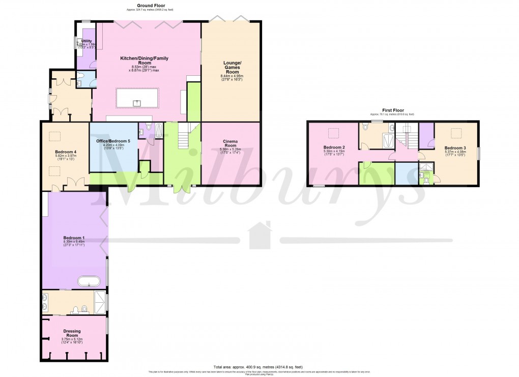 Floorplan for Wotton Road, Iron Acton, South Gloucestershire
