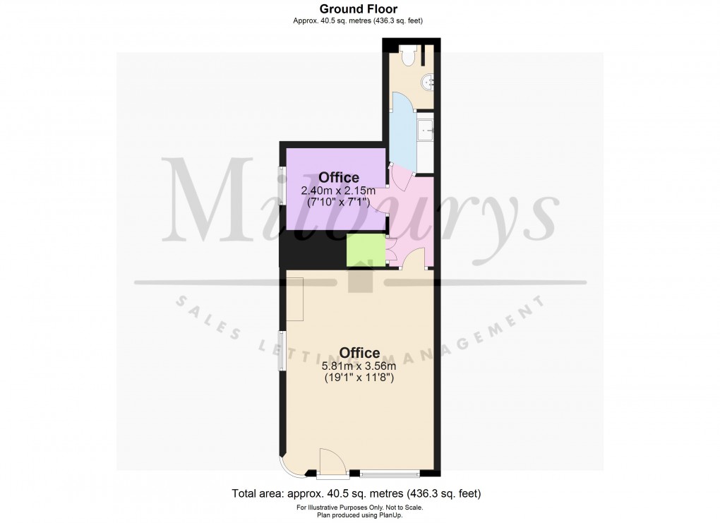 Floorplan for High Street, Wotton under Edge, Gloucestershire