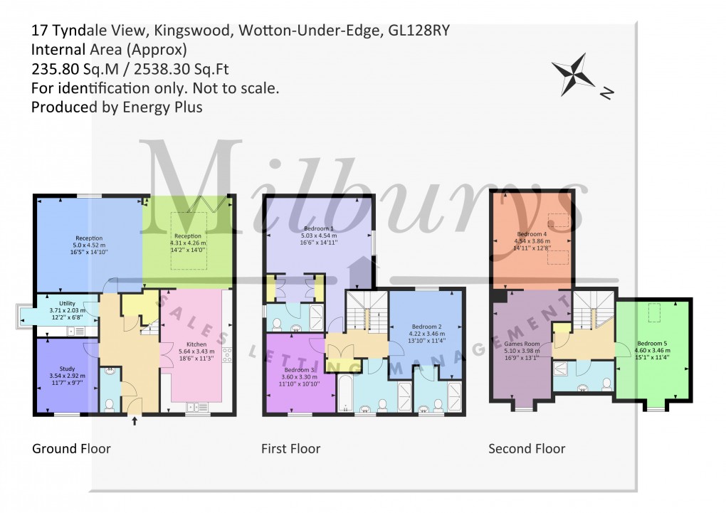 Floorplan for Tyndale View, Kingswood, Wotton-under-Edge, Gloucestershire