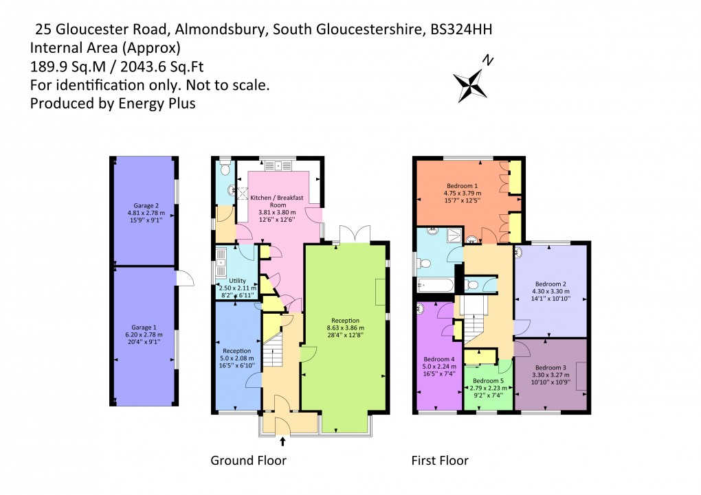 Floorplan for Gloucester Road, Almondsbury, South Gloucestershire