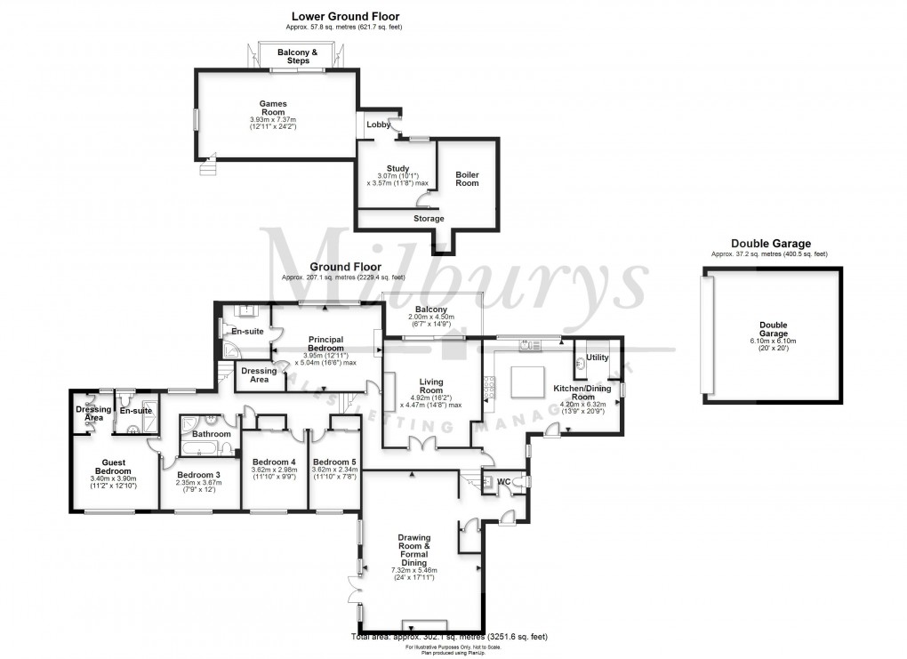 Floorplan for Gloucester Road, Almondsbury, South Gloucestershire