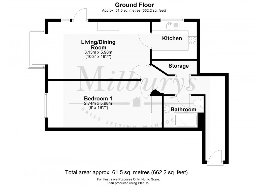 Floorplan for Thornbury, South Gloucestershire