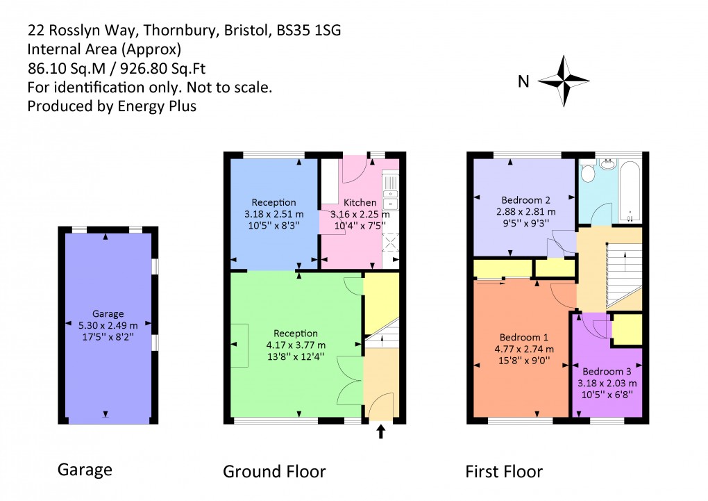 Floorplan for Thornbury, South Gloucestershire