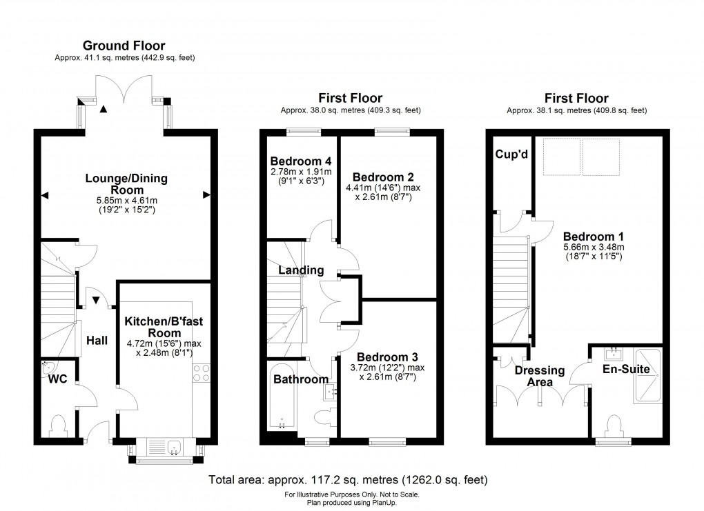 Floorplan for Barley Fields, Thornbury, South Gloucestershire