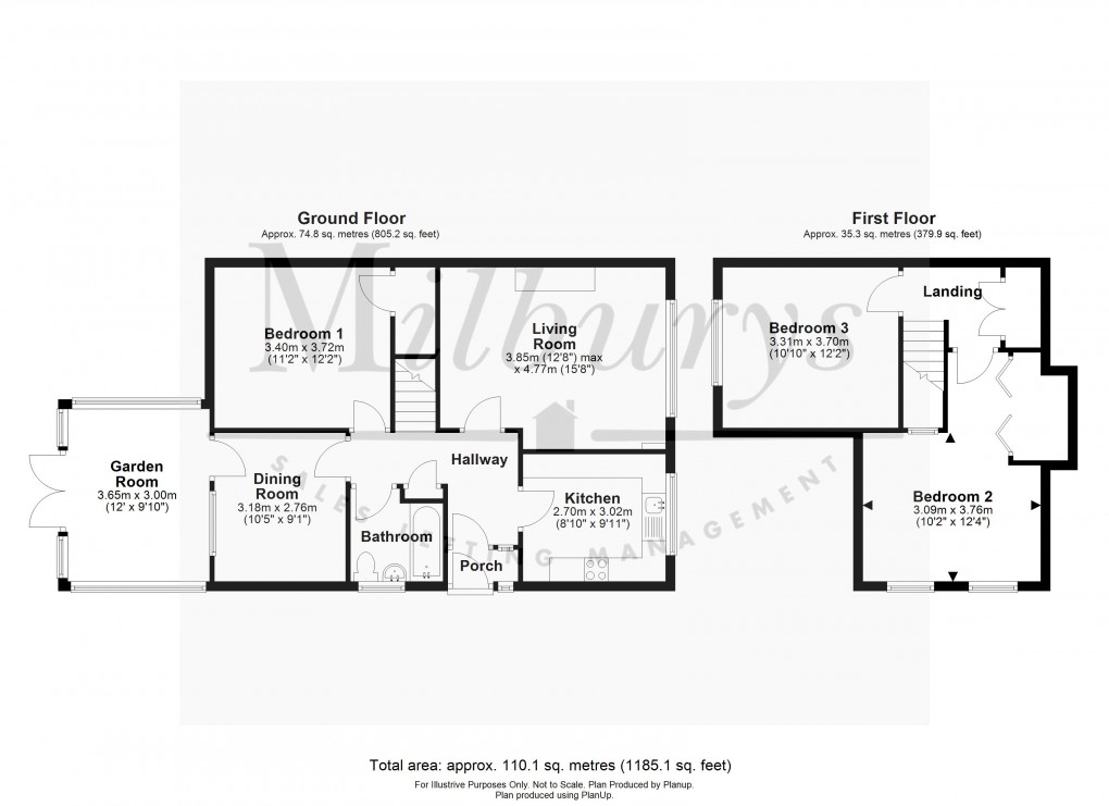 Floorplan for Alveston, South Gloucestershire