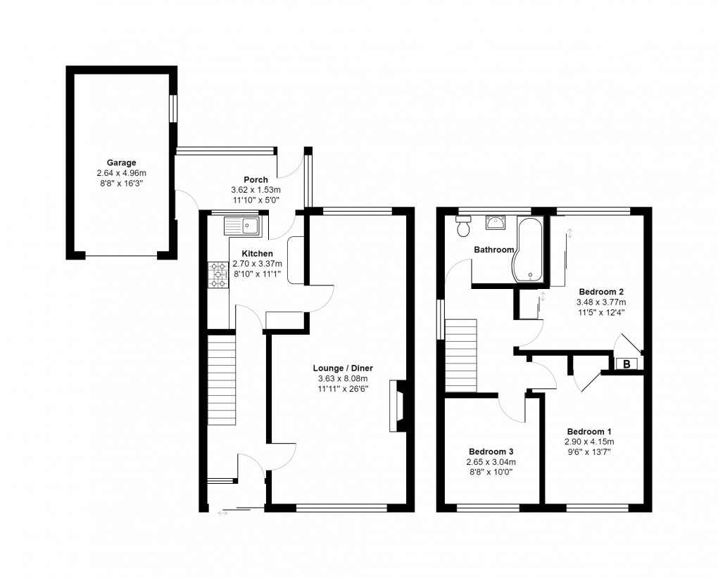 Floorplan for Strode Gardens, Alveston, South Gloucestershire