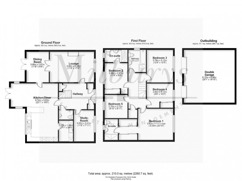 Floorplan for Horse Leaze, Thornbury, South Gloucestershire