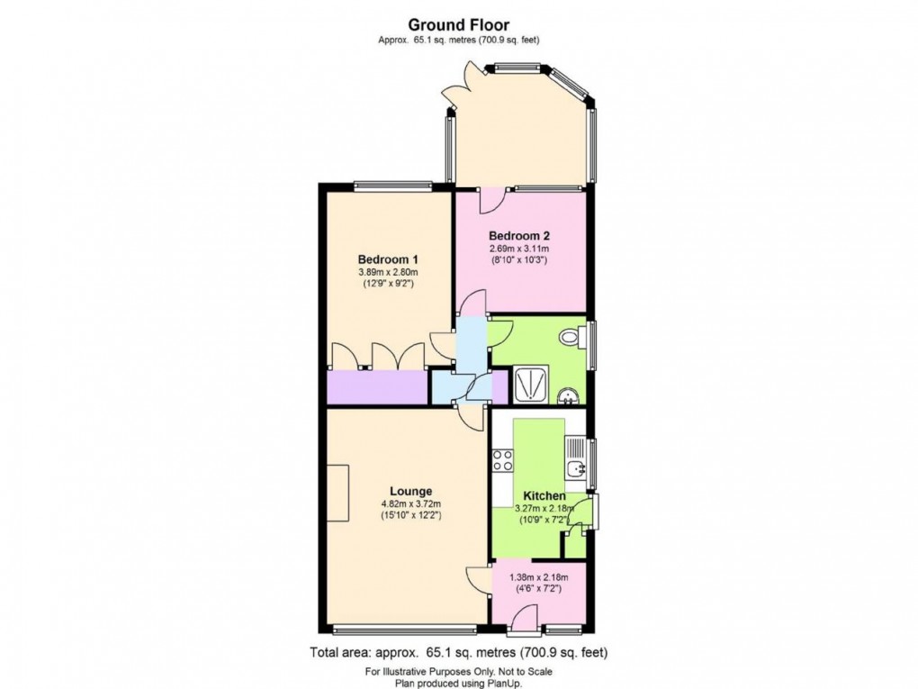 Floorplan for Elmdale Crescent, Thornbury, South Gloucestershire