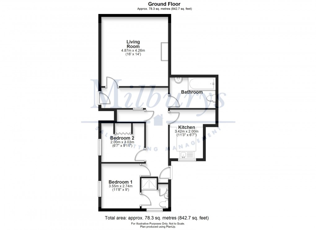 Floorplan for The Scop, Lower Almondsbury, South Gloucestershire