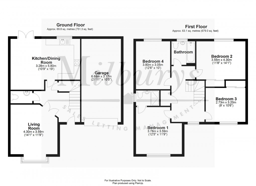 Floorplan for Jenkinson Way, Falfield, South Gloucestershire
