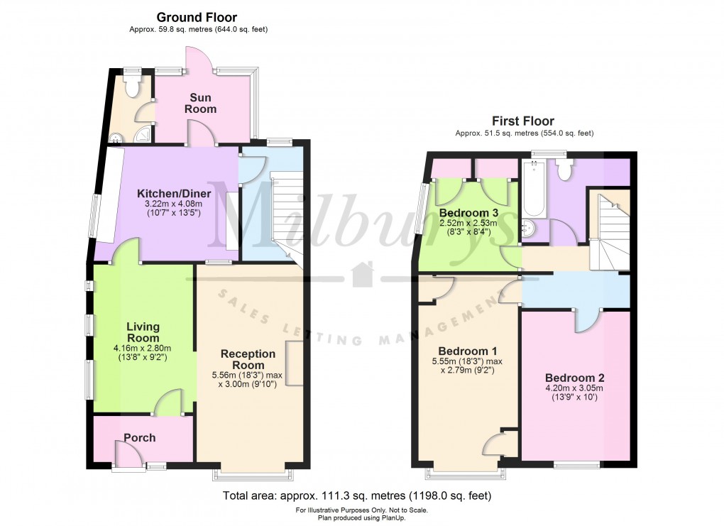 Floorplan for High Street, Kingswood, Gloucestershire