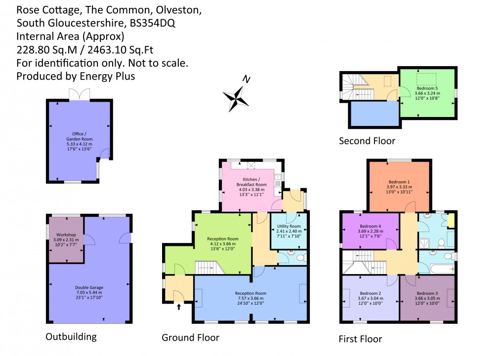Floorplan for The Common, Olveston, South Gloucestershire