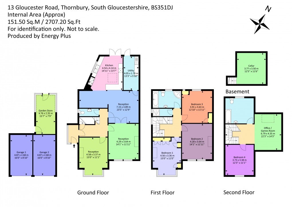 Floorplan for Thornbury, South Gloucestershire