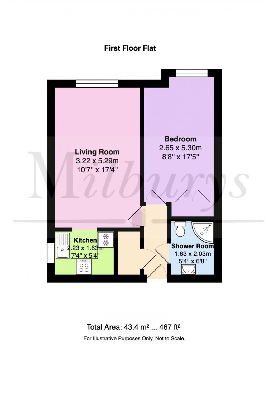 Floorplan for Hounds Road, Chipping Sodbury, South Gloucestershire