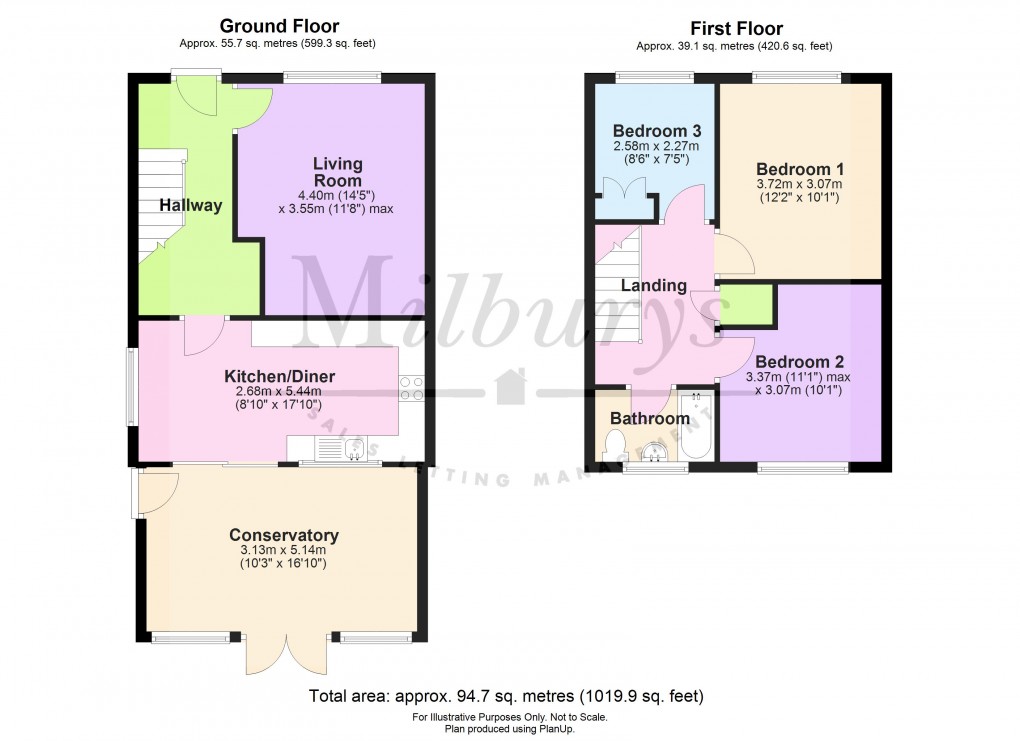 Floorplan for Chatcombe, Yate, South Gloucestershire
