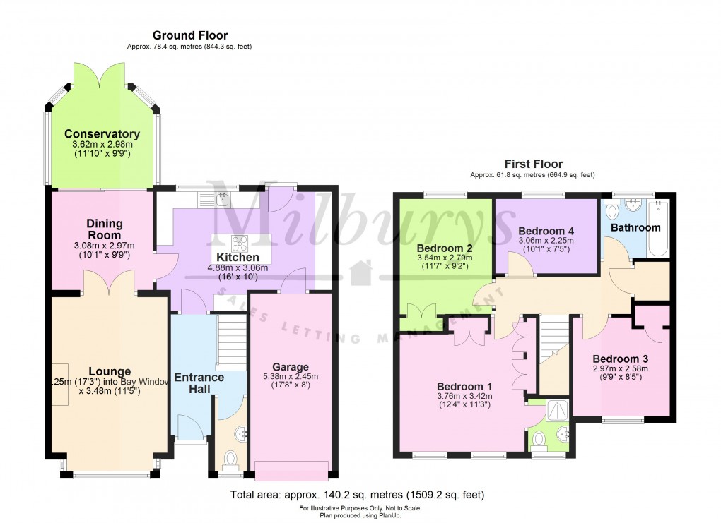 Floorplan for Lower Moor Road, Yate, South Gloucestershire