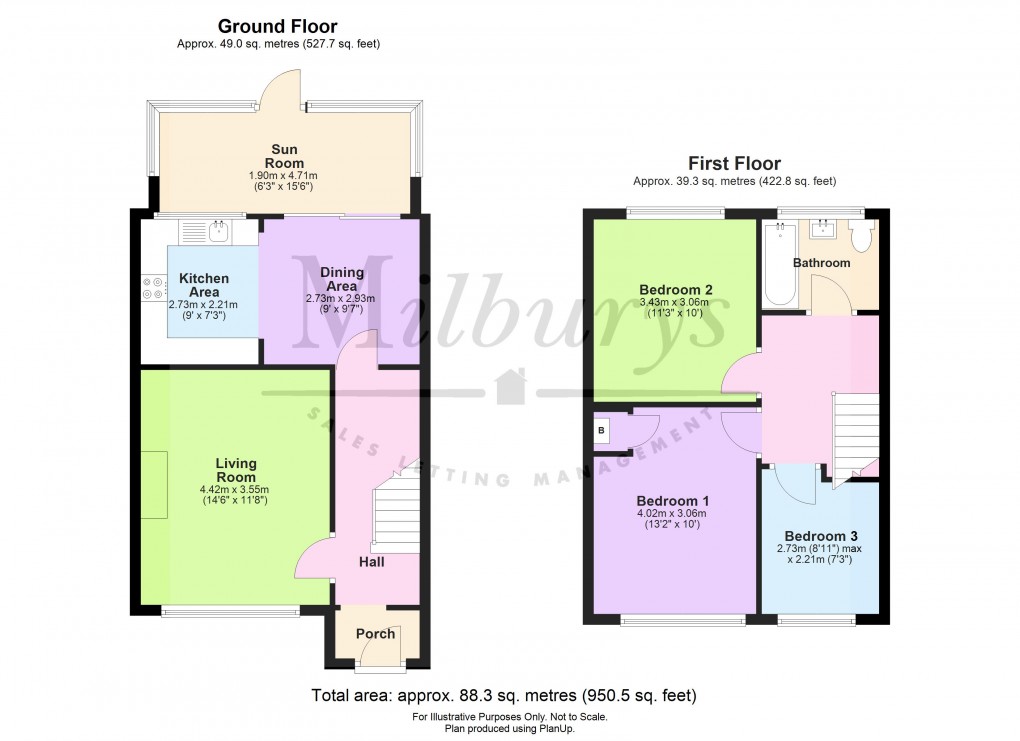 Floorplan for Bisley, Yate, South Gloucestershire
