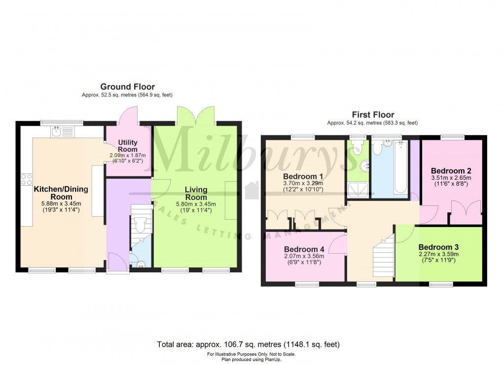 Floorplan for Wotton-under-Edge, Charfield, South Gloucestershire