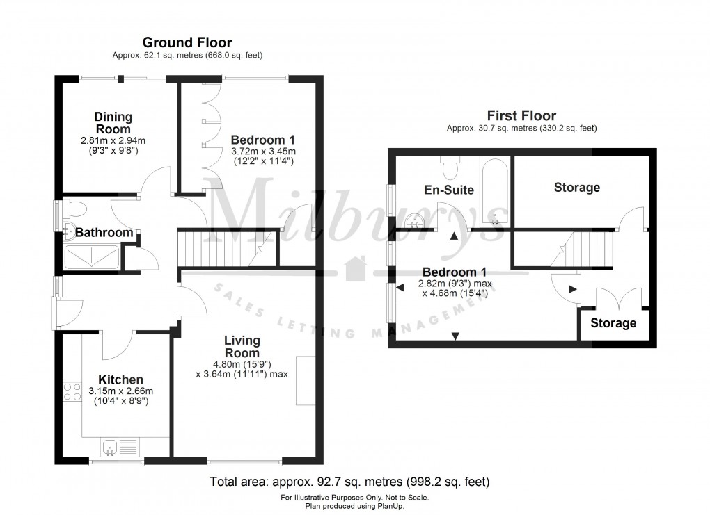 Floorplan for Shannon Court, Thornbury, South Gloucestershire