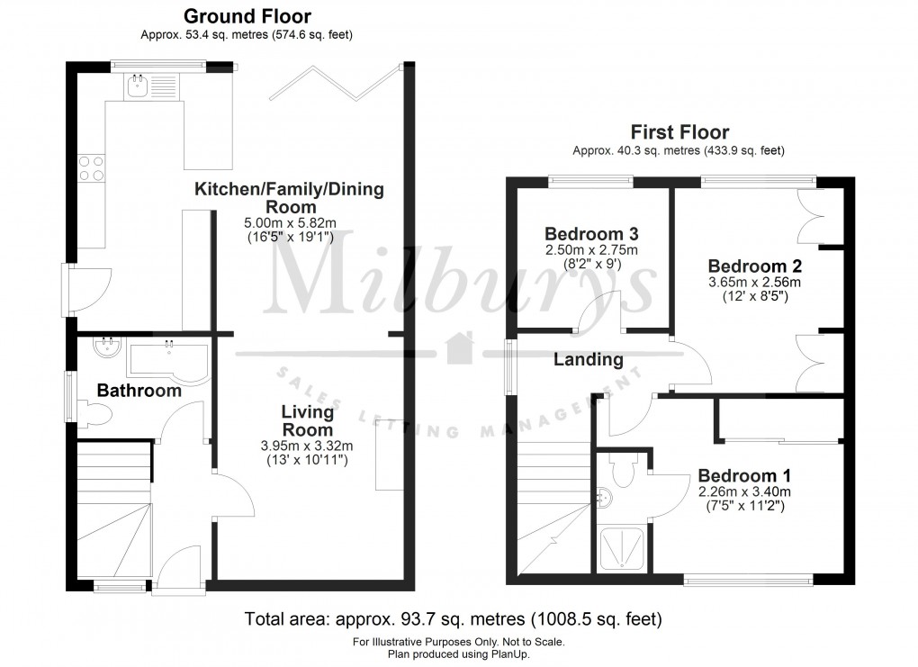 Floorplan for Almondsbury, South Gloucestershire