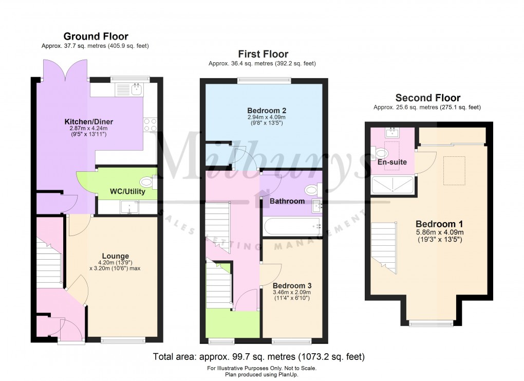 Floorplan for Dowselll Way, Yate, South Gloucestershire