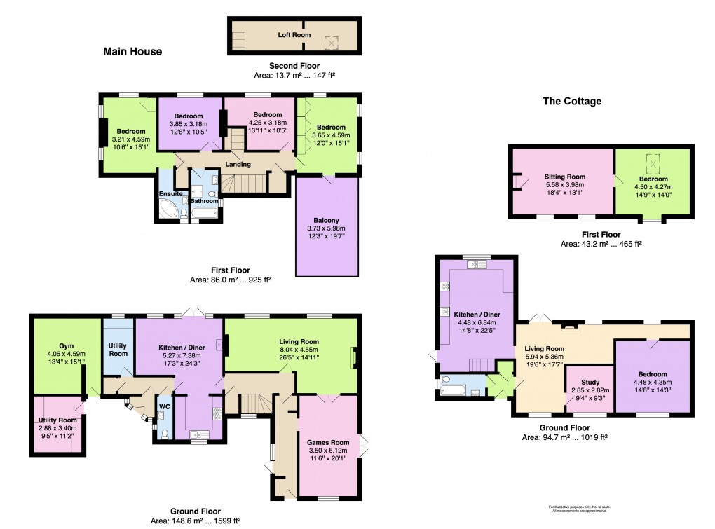 Floorplan for Tetbury Road, Old Sodbury, South Gloucestershire