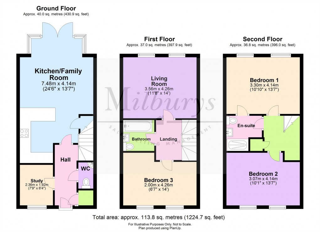 Floorplan for Dowsell Way, Yate, South Gloucestershire