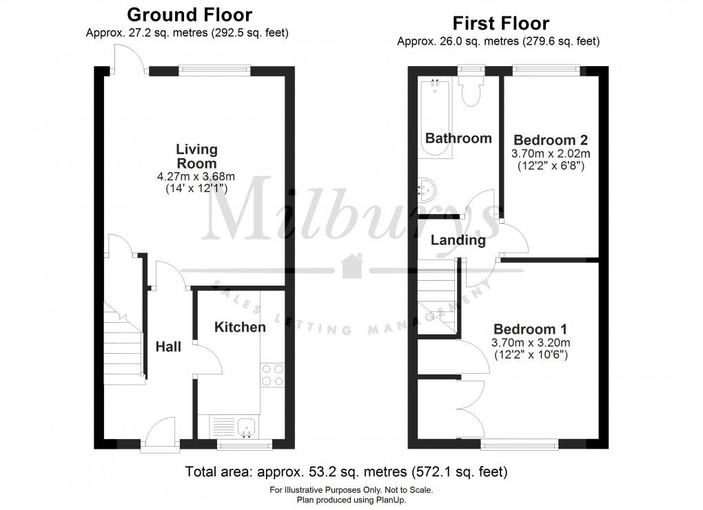 Floorplan for Larkspur Close, Thornbury, South Gloucestershire