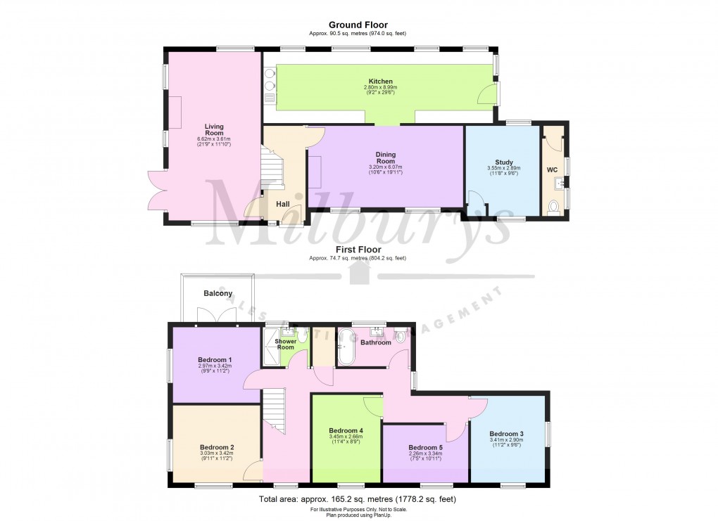 Floorplan for Feltham Road, Pucklechurch, South Gloucestershire