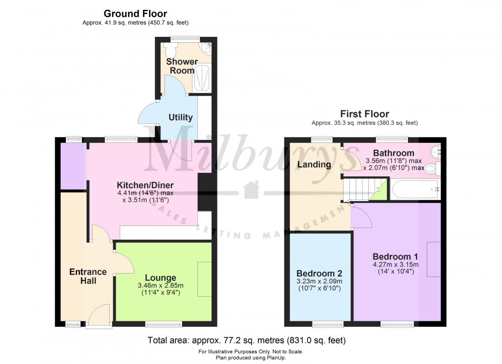 Floorplan for Pucklechurch, South Gloucestershire