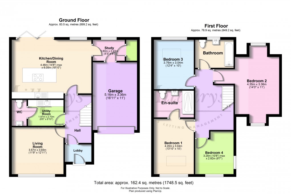 Floorplan for The Jorrocks, Westerleigh, South Gloucestershire