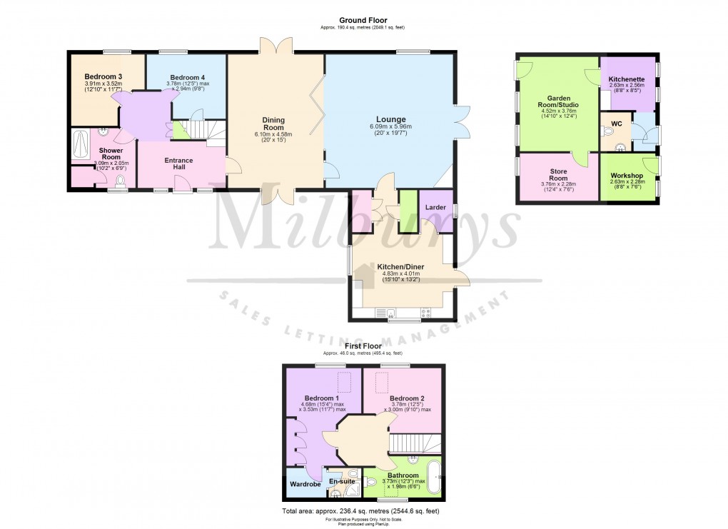 Floorplan for High Street, Wickwar, South Gloucestershire